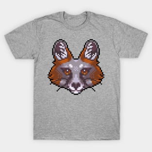 Pixel Grey Fox T-Shirt